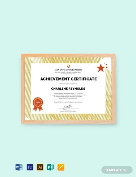 12 Kindergarten Diploma Certificate Designs Templates With Regard To Kindergarten Diploma Certificate Templates 10 Designs Free