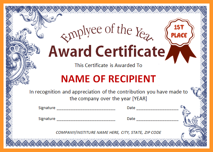 1213 Sample Certificate Of Recognition Awards Throughout Quality Sample Certificate Of Recognition Template
