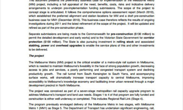13 Business Case Templates Pdf Doc Free Premium Intended For Business Case Calculation Template