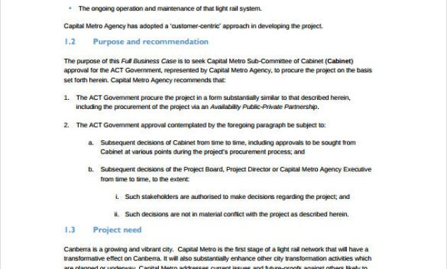 13 Business Case Templates Pdf Doc Free Premium Within How To Create A Business Case Template