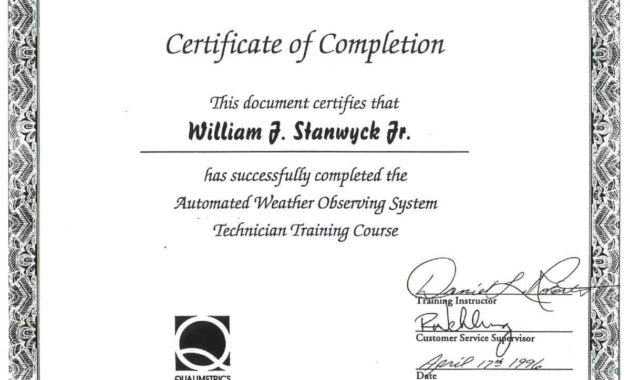13 Certificate Of Completion Templates Excel Pdf Formats Pertaining To Free Microsoft Office Certificate Templates Free