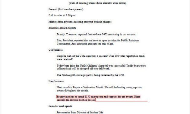 13 Club Meeting Minutes Templates Doc Excel Pdf Throughout Booster Club Meeting Agenda Vorlage