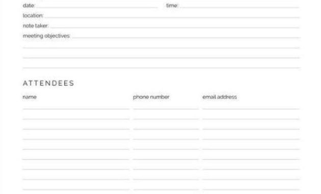 13 Free Construction Meeting Minutes Templates Google Within Printable Meeting Minutes Template Microsoft Word