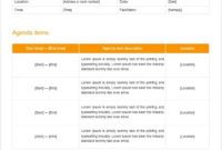 13 Free Sample Office Meeting Agenda Templates Printable For Free Create A Meeting Agenda Template