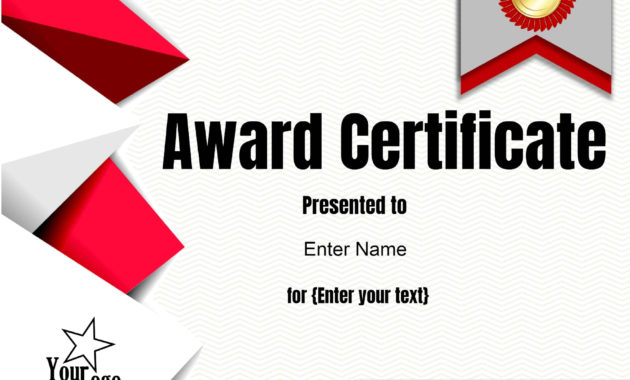14 Fancy Certificate Templates Free Word Pdf With Regard To Awesome Certificate Template Size