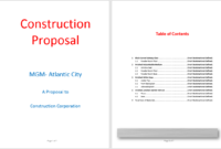 14 Free Construction Proposal Templates In Ms Word Templates Throughout Free Proposal Templates For Word