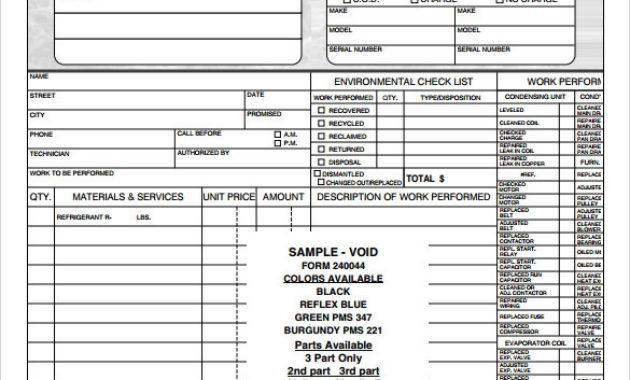 14 Hvac Invoice Templates To Download For Free Sample Inside Free Hvac Business Plan Template