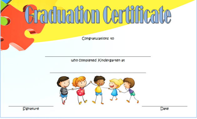 14 Kindergarten Graduation Certificate Templates Free Intended For Printable Kindergarten Graduation Certificate Printable
