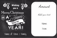 14 New Year Gift Certificate Templates Free Printable Inside Awesome Happy New Year Certificate Template Free 2019 Ideas