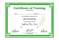 1415 Certificate Samples In Word Southbeachcafesf In Training Course Certificate Templates