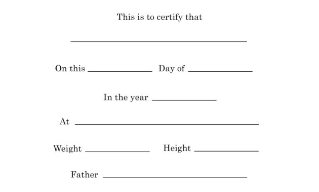15 Birth Certificate Templates Word Pdf ᐅ Templatelab Intended For Birth Certificate Templates For Word
