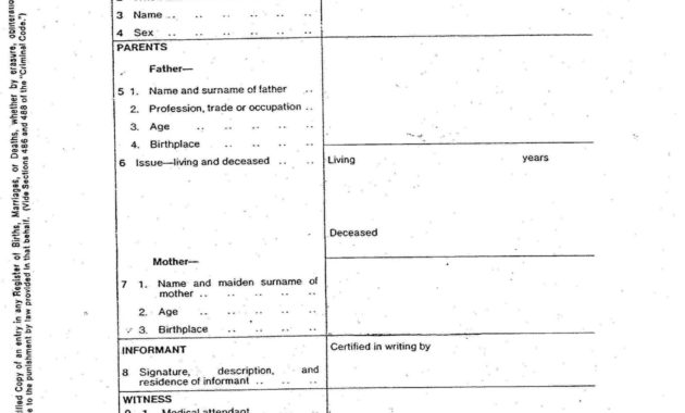 15 Birth Certificate Templates Word Pdf Template Lab For Amazing Baby Death Certificate Template