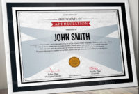 15 Certificate Of Appreciation Template Psd Ai Pdf And Throughout Best Editable Certificate Of Appreciation Templates