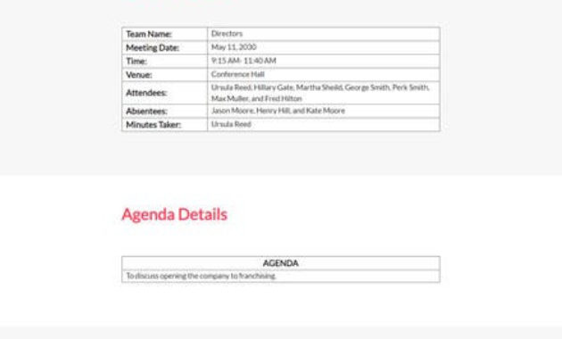 15 Free Board Meeting Minutes Templates Microsoft Word Within Best First Nonprofit Board Meeting Agenda Template
