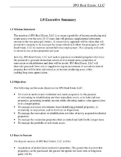 15 Free Real Estate Proposal Templates In Google Docs For Real Estate Agent Business Plan Template Free