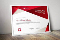 15 Simple Workshop Certificate Templates Psd Ai Word Inside Dance Certificate Templates For Word 8 Designs