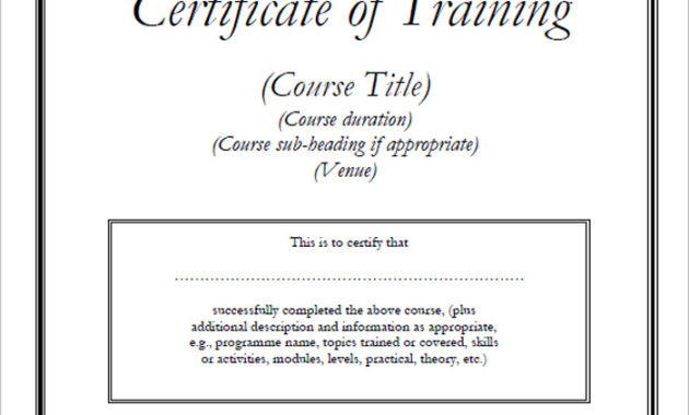 15 Training Certificate Templates Free Download Designyep Intended For Printable Robotics Certificate Template