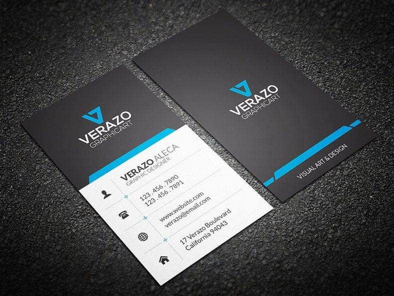 15 Vertical Business Card Templates Psd Ai Word Regarding Business Card Size Photoshop Template