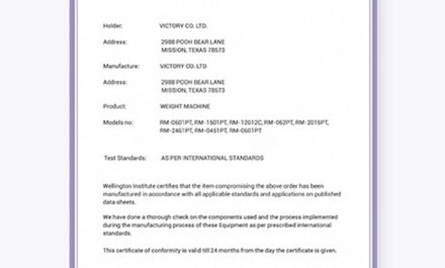 16 Certificate Of Conformance Example Pdf Word Ai In Certificate Of Conformity Template Free