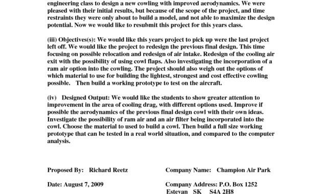 16 Engineering Design Proposal Template Images Network In Engineering Proposal Template