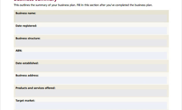 16 Sample Small Business Plans Sample Templates Throughout Simple Startup Business Plan Template