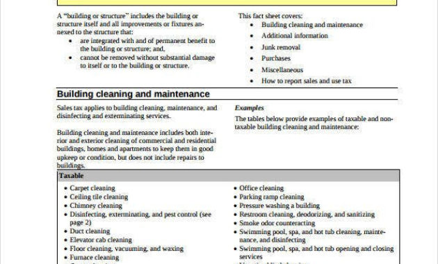 17 Cleaning Services Contract Templates Pages Docs In Cleaning Business Contract Template