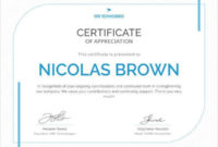 17 Free Certificate Templates Participation Completion Inside Free Free Employee Appreciation Certificate Template