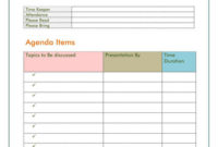 17 Free Meeting Agenda Templates For Ms Word Within 1 On 1 Meeting Agenda Template