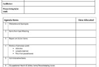 17 Free Monthly Meeting Agenda Templates Ms Office Pertaining To Awesome Monthly Meeting Schedule Template