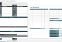 17 Free Project Proposal Templates Tips Smartsheet Regarding Free Construction Business Plan Template