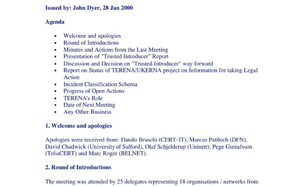 17 Professional Meeting Minutes Templates Pdf Word In Best Meeting Notes Template Word