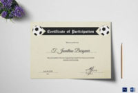 17 Sample Football Certificate Templates To Download Regarding Printable Youth Football Certificate Templates