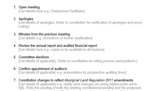 18 Free Annual Meeting Agenda Templates Ms Office Documents In Quality Financial Meeting Agenda Template