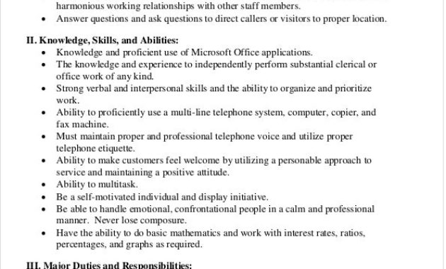 18 Job Description Templates Pdf Docs Free Premium Intended For Business Requirements Definition Template