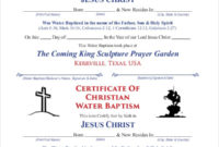 18 Sample Baptism Certificate Templates Free Sample Within Quality Christian Baptism Certificate Template