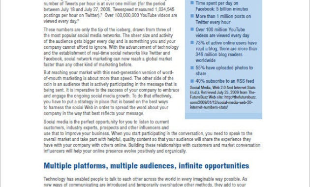 18 Social Media Marketing Plan Templates Free Sample Pertaining To Social Media Marketing Business Plan Template