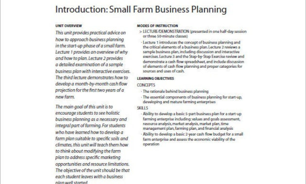 19 Farm Business Plan Templates Word Pdf Excel With Regard To Agriculture Business Plan Template Free