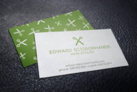 19 Hair Stylist Business Card Templates Ai Psd Word With Hairdresser Business Card Templates Free