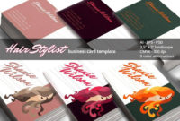 19 Hair Stylist Business Card Templates Ai Psd Word With Regard To Hairdresser Business Card Templates Free