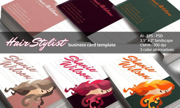 19 Hair Stylist Business Card Templates Ai Psd Word With Regard To Hairdresser Business Card Templates Free