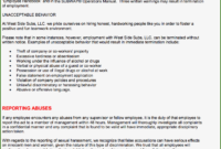 20 Beautiful Restaurant Employee Handbook Template 2020 Within New Hire Business Case Template