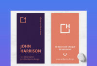 20 Best Adobe Illustrator Business Card Templates Free With Regard To Double Sided Business Card Template Illustrator