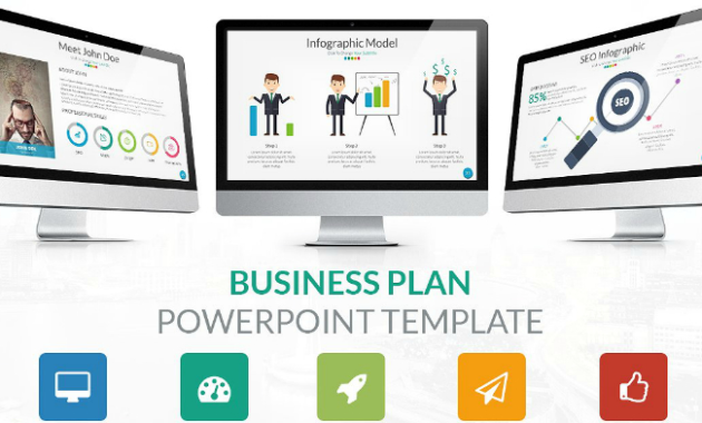 20 Business Plan Powerpoint Designs Templates Psd Ai With Regard To Business Card Template Powerpoint Free