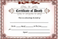 20 Free Fake Birth Certificate ™ Dannybarrantes Template For Fake Birth Certificate Template
