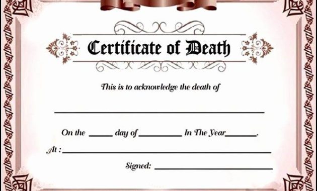 20 Free Fake Birth Certificate ™ Dannybarrantes Template For Fake Birth Certificate Template