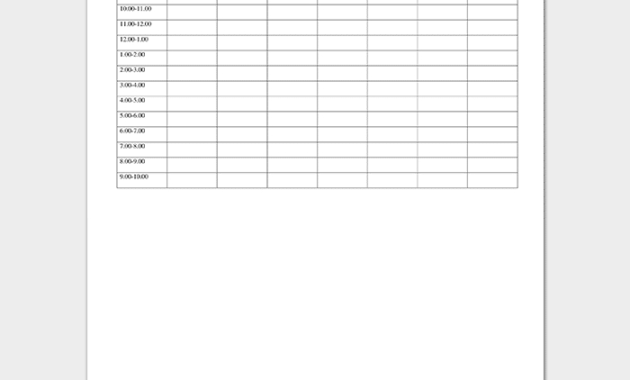 20 Free Schedule Planner Templates Monthly Weekly Regarding Multi Day Meeting Agenda Template