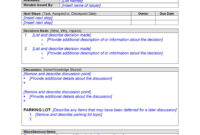20 Handy Meeting Minutes Meeting Notes Templates Regarding Meeting Recap Template