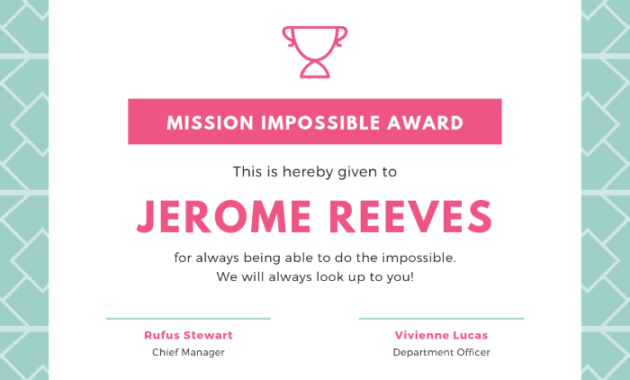 20 Ideas For Funny Employee Awards With Free Funny Certificates For Employees Templates