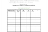 20 Inventory Form Templates Free Sample Example In Inventory Control Log Template