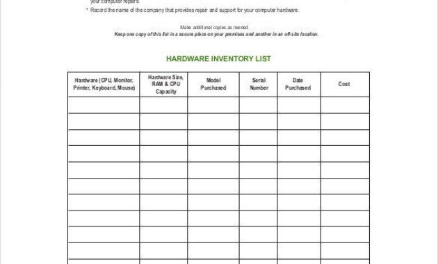 20 Inventory Form Templates Free Sample Example In Inventory Control Log Template